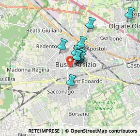 Mappa 21052 Busto Arsizio VA, Italia (1.08091)