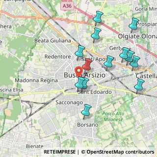 Mappa 21052 Busto Arsizio VA, Italia (2.08077)