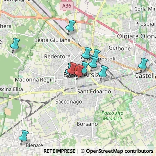 Mappa Via Luigi Einaudi, 21052 Busto Arsizio VA, Italia (1.57077)