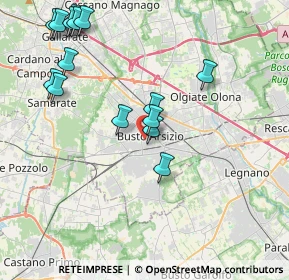 Mappa 21052 Busto Arsizio VA, Italia (4.46733)