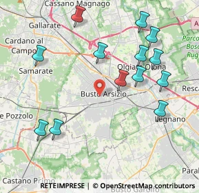 Mappa 21052 Busto Arsizio VA, Italia (4.45692)
