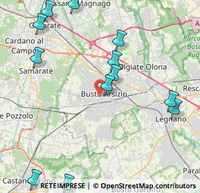 Mappa 21052 Busto Arsizio VA, Italia (5.15083)