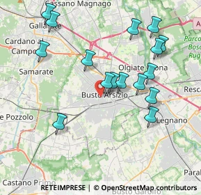 Mappa 21052 Busto Arsizio VA, Italia (3.98)