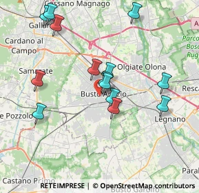 Mappa 21052 Busto Arsizio VA, Italia (3.72786)