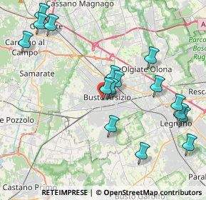 Mappa 21052 Busto Arsizio VA, Italia (4.44625)