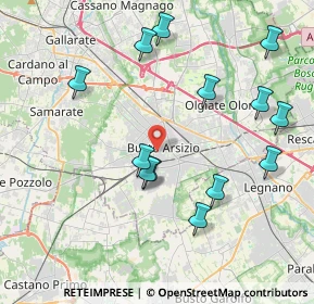 Mappa 21052 Busto Arsizio VA, Italia (4.23538)