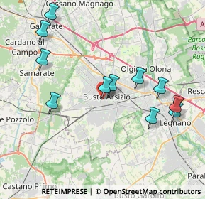 Mappa 21052 Busto Arsizio VA, Italia (4.08636)