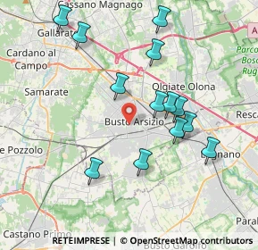 Mappa 21052 Busto Arsizio VA, Italia (3.75385)