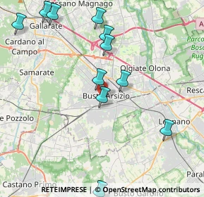 Mappa 21052 Busto Arsizio VA, Italia (4.63455)