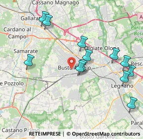 Mappa 21052 Busto Arsizio VA, Italia (4.2525)