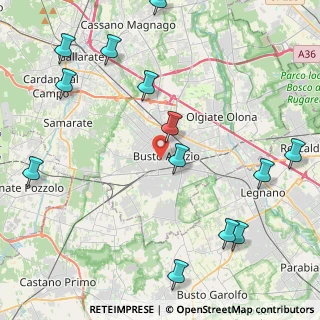 Mappa 21052 Busto Arsizio VA, Italia (5.47077)