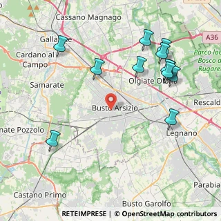 Mappa 21052 Busto Arsizio VA, Italia (4.76667)