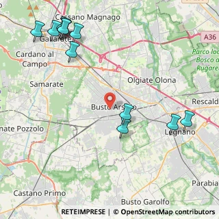 Mappa 21052 Busto Arsizio VA, Italia (5.6125)