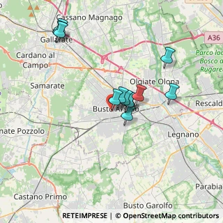 Mappa 21052 Busto Arsizio VA, Italia (3.065)