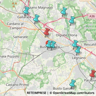 Mappa 21052 Busto Arsizio VA, Italia (4.92545)