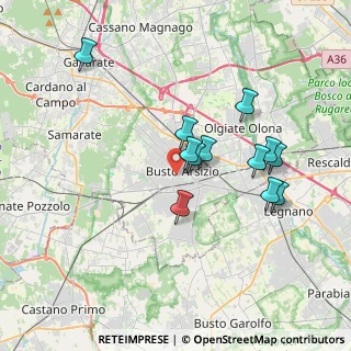 Mappa 21052 Busto Arsizio VA, Italia (3.27833)