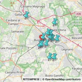 Mappa 21052 Busto Arsizio VA, Italia (2.61615)