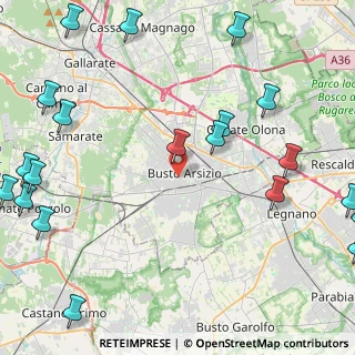 Mappa 21052 Busto Arsizio VA, Italia (6.505)