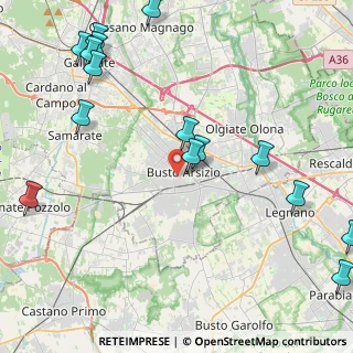 Mappa 21052 Busto Arsizio VA, Italia (5.68267)