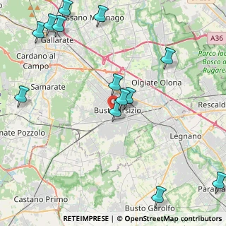Mappa 21052 Busto Arsizio VA, Italia (5.42923)