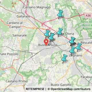 Mappa 21052 Busto Arsizio VA, Italia (3.70818)