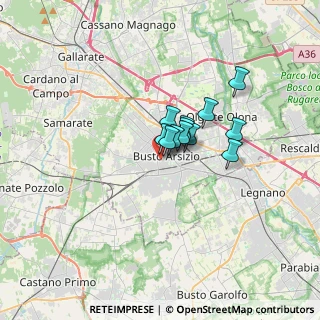 Mappa 21052 Busto Arsizio VA, Italia (1.84583)
