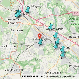 Mappa 21052 Busto Arsizio VA, Italia (5.04417)