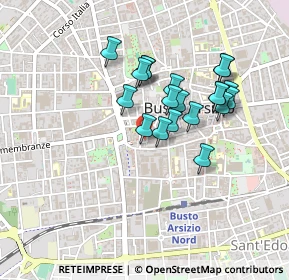Mappa 21052 Busto Arsizio VA, Italia (0.369)