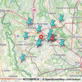 Mappa 21052 Busto Arsizio VA, Italia (5.82571)