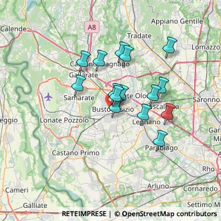 Mappa 21052 Busto Arsizio VA, Italia (5.79267)