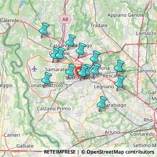Mappa 21052 Busto Arsizio VA, Italia (5.70357)
