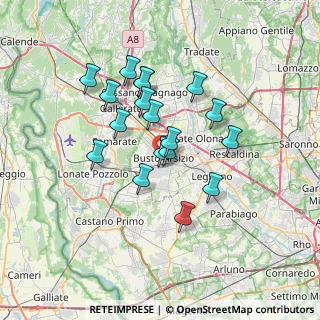 Mappa 21052 Busto Arsizio VA, Italia (5.78167)