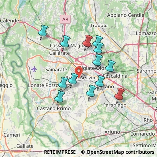 Mappa 21052 Busto Arsizio VA, Italia (6.44154)