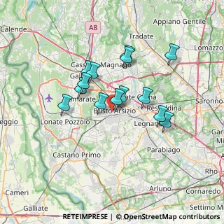 Mappa 21052 Busto Arsizio VA, Italia (5.64143)