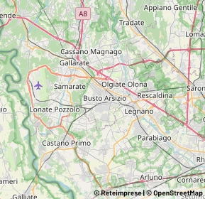 Mappa 21052 Busto Arsizio VA, Italia (8.062)