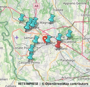 Mappa 21052 Busto Arsizio VA, Italia (6.48643)