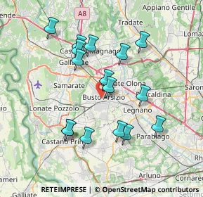 Mappa 21052 Busto Arsizio VA, Italia (6.96)