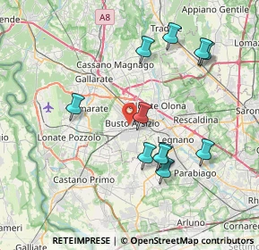 Mappa 21052 Busto Arsizio VA, Italia (7.60273)