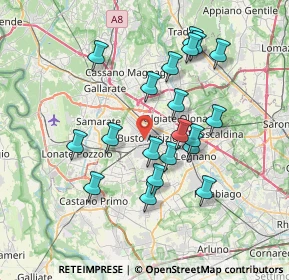 Mappa 21052 Busto Arsizio VA, Italia (6.7535)