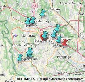 Mappa 21052 Busto Arsizio VA, Italia (6.40462)