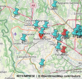 Mappa 21052 Busto Arsizio VA, Italia (9.7)