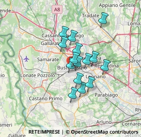 Mappa Via Luigi Einaudi, 21052 Busto Arsizio VA, Italia (4.75067)