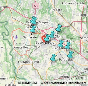Mappa 21052 Busto Arsizio VA, Italia (5.56182)