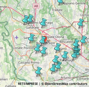 Mappa 21052 Busto Arsizio VA, Italia (8.965)