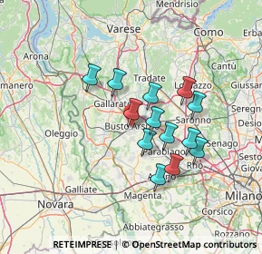 Mappa 21052 Busto Arsizio VA, Italia (10.87077)