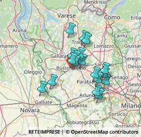 Mappa 21052 Busto Arsizio VA, Italia (10.43778)