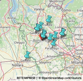 Mappa 21052 Busto Arsizio VA, Italia (7.75625)