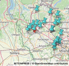 Mappa 21052 Busto Arsizio VA, Italia (15.3975)