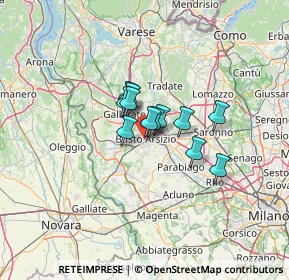 Mappa 21052 Busto Arsizio VA, Italia (7.27583)