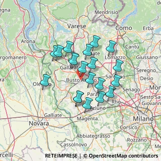 Mappa 21052 Busto Arsizio VA, Italia (11.0635)
